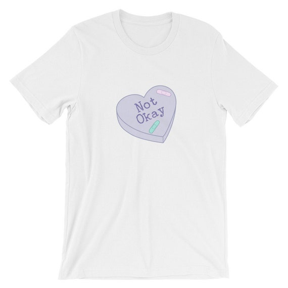Yami Kawaii T-Shirt, Damaged Heart T Shirt Yami Kawaii T-Shirt, Damaged Heart T Shirt