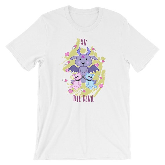 Yami Kawaii Devil Tarot Card T-Shirt Yami Kawaii Devil Tarot Card T-Shirt