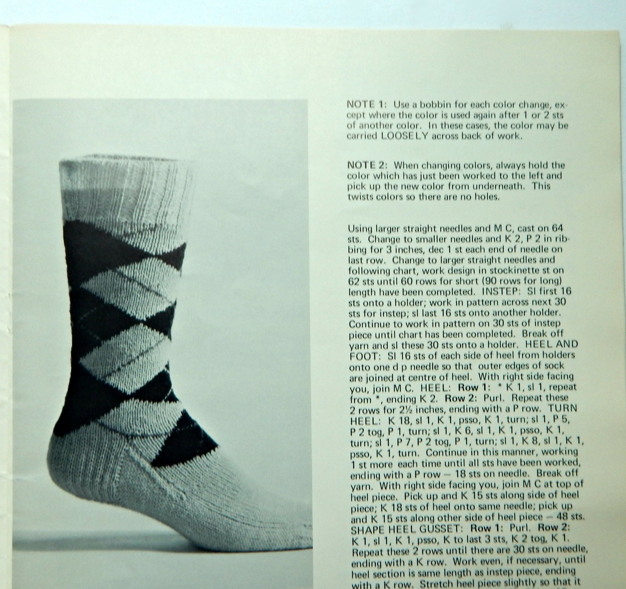 Bernat on You Toes Sock Slipper Knitting Crochet Pattern Book | Etsy