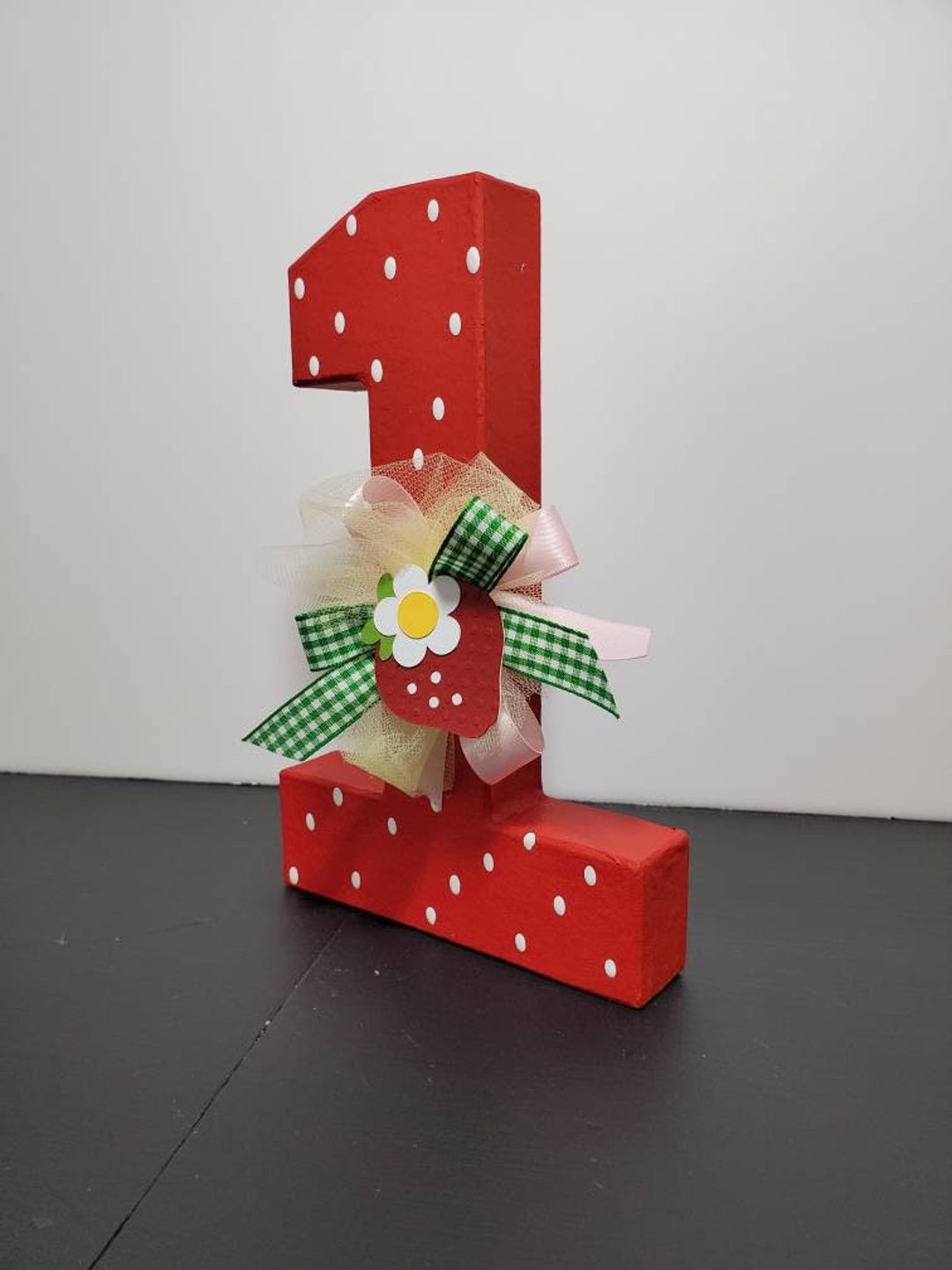 11 Paper Mache Strawberry main image 1