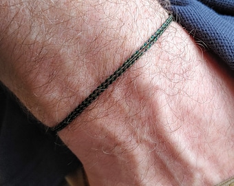 Bracelet minimaliste en cordon étanche, style surfeur ajustable