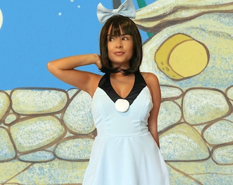 Betty Rubble Costume, The Flintstones Costume, Flintstones Dress Halloween Costume, Cosplay Flintstone Costume