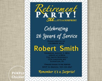 farewell celebration masculine retirement party invitation etsy