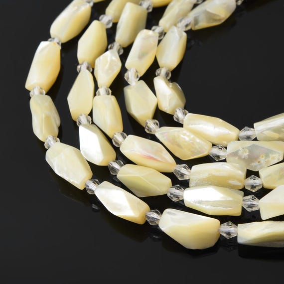 20 Perles Facettes De Bohème 8 Mm - Nacré Blanc - Preciosa - Site Français - Neuf
