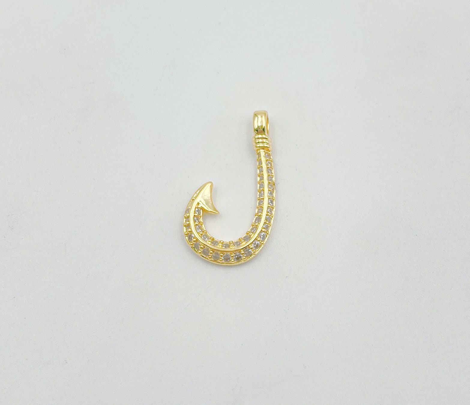18K Gold Filled Fish Hook Clasp Paracord Bracelet Fish Hook Etsy