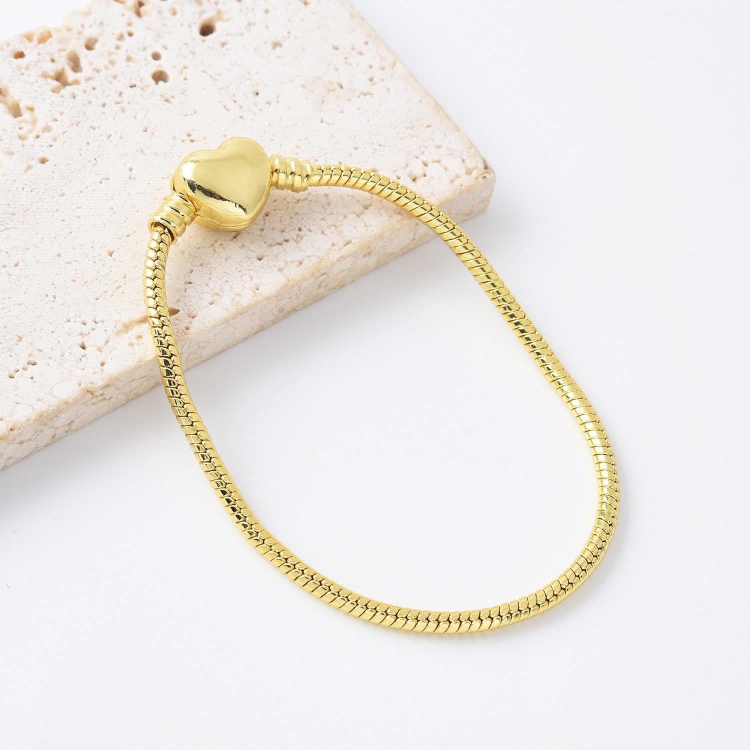 Bracelet Snake Chain, Gold Filled European Snake Chain