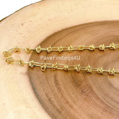 Gold Rolo Cable Chain by Yard Chunky Cable Rolo Chain Etsy