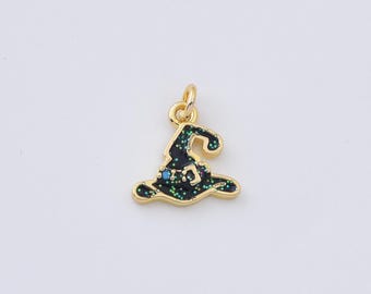 YeGieonr Collana Donna Oro, Placcato Oro 18K Acciaio Inossidabile Zucca Fantasma Ciondoli Collane, Halloween Gioielli Regalo per Donna e Ragazze
