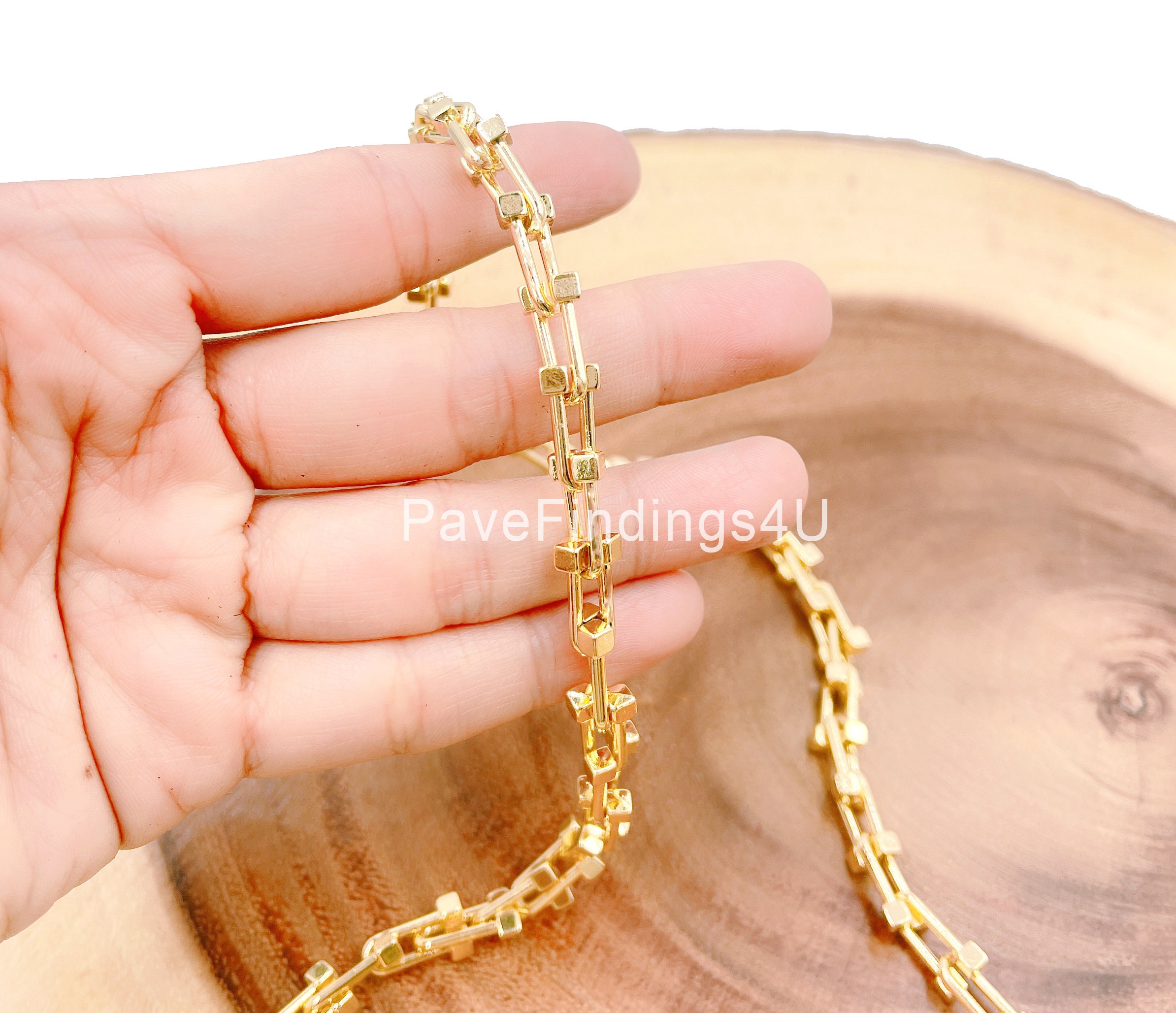 Wholesale Gold Chain by Yard U Link 