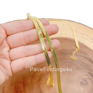 Snake chain necklace Gold necklace Choker Silver necklace Herringbone chain Unisex necklace Men Women necklace Trendy jewelry Gift CH095