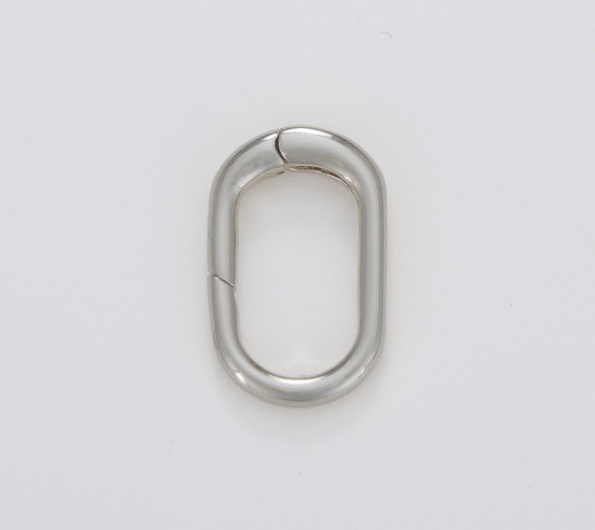 Carabiner Spring Push Clasp, Gold Filled Spring Gate Clasp ...