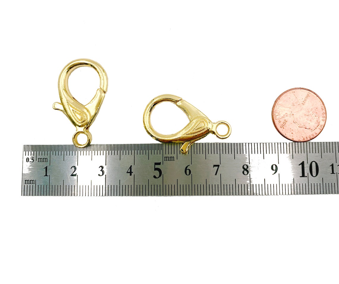 24K Gold Lobster Gold Clasp Lobster Clasp Lobster Claw Clasp Etsy