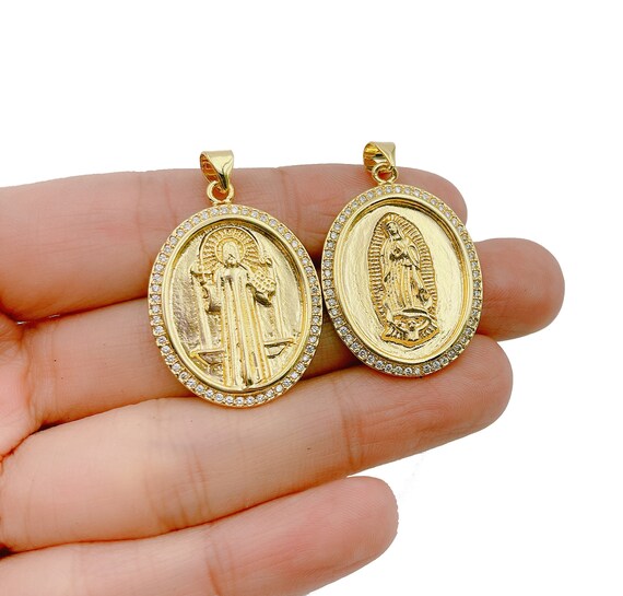 24k gold virgin mary pendant discount