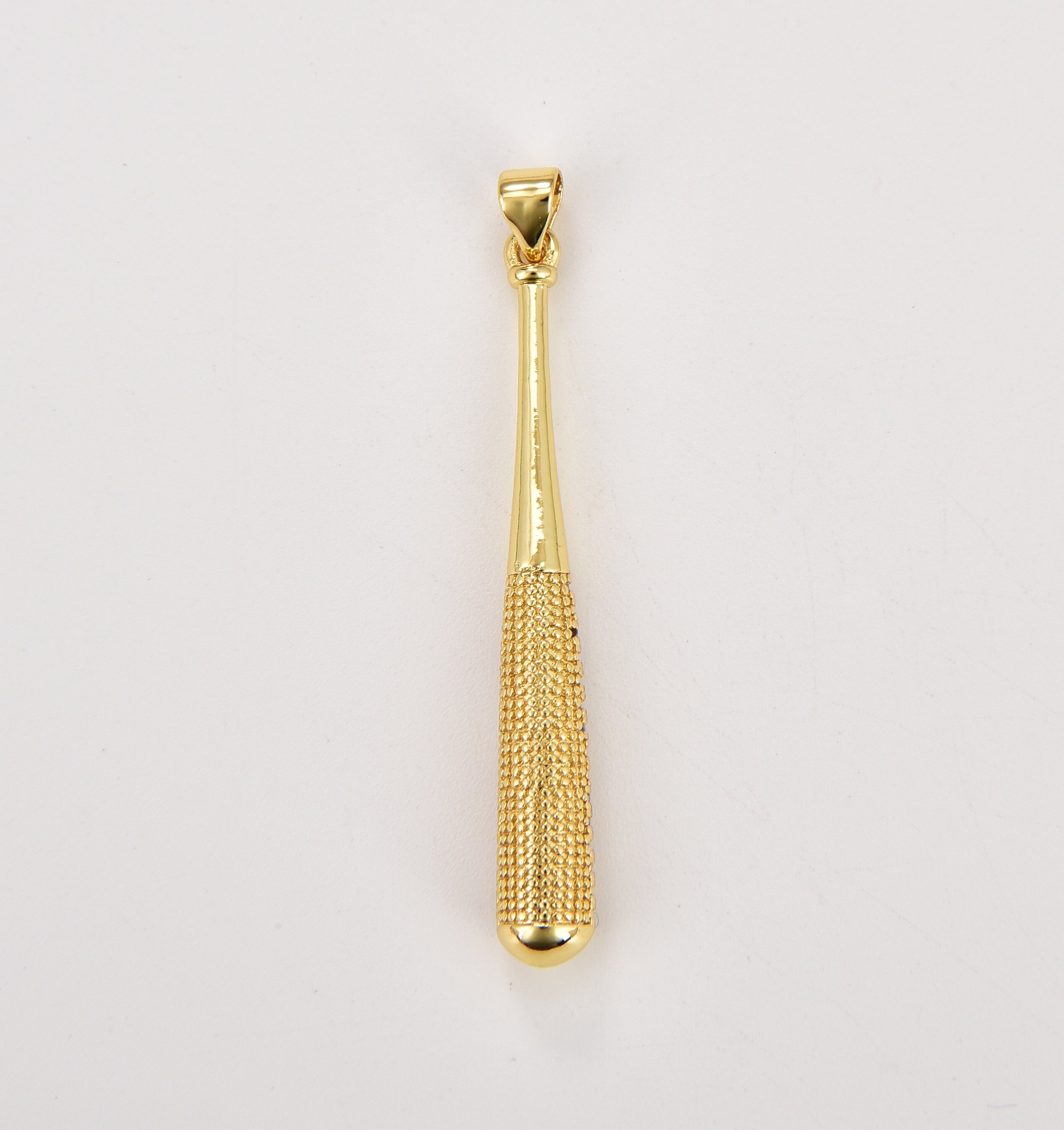 Baseball Bat Charm Gold Filled CZ Micro Pave Baseball Bat Pendant Father s Day Gift 3D Baseball Bat for Jewelry Making Component CP1836 Etsy Canada