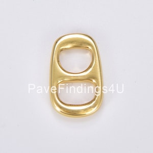 Mini ciondolo per bibite gassate, ciondolo con linguetta per lattina riempita in oro, ciondolo per bibite gassate per ciondoli, bracciali, collane, gioielli, forniture CP1852