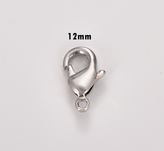 Lot De 12 Fermoirs à Homard Métal - Raccourcisseurs De Bracelet Et Mousquetons Porte-Clés - Neufs