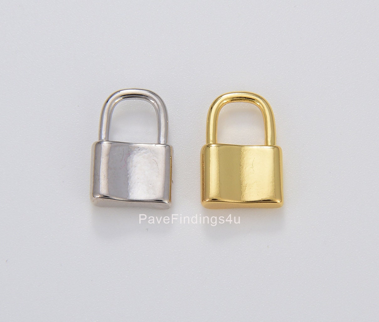12x25mm Raw Brass Padlock Charms, Mini Lock, Padlock With Key, Love Lock,  Lock Necklace, Brass Padlock Pendant, Raw Brass Findings MBGMLS549