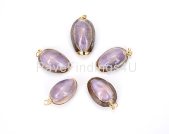 Natural Cowrie Shell 14K Gold Charm Pendant, Seashell Charm, Sea Shell Necklace, Shell Pendant, Cowrie Shell, 34x20mm, CP768