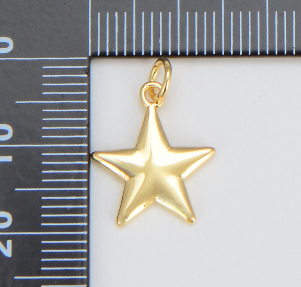 ゴールドミニスターチャーム 両面チャーム ネックレス、イヤリング