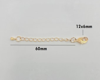 Lobster Claw Clasp and Extender Chain 