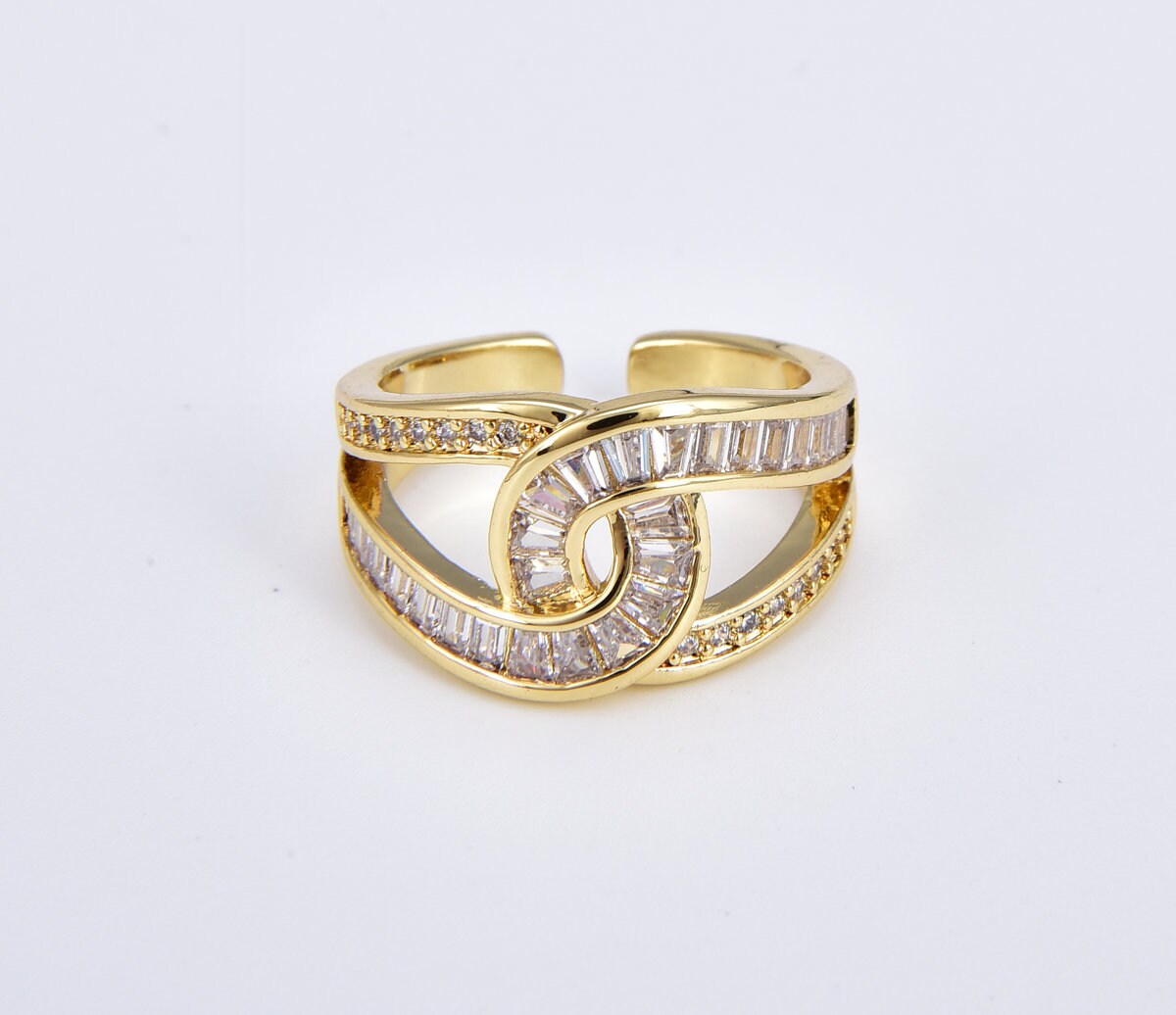 ★TOU★ [29CM Exclusive] WFN010 Baguatte Fullsetting Ring Channel_Baguette_Full_4.