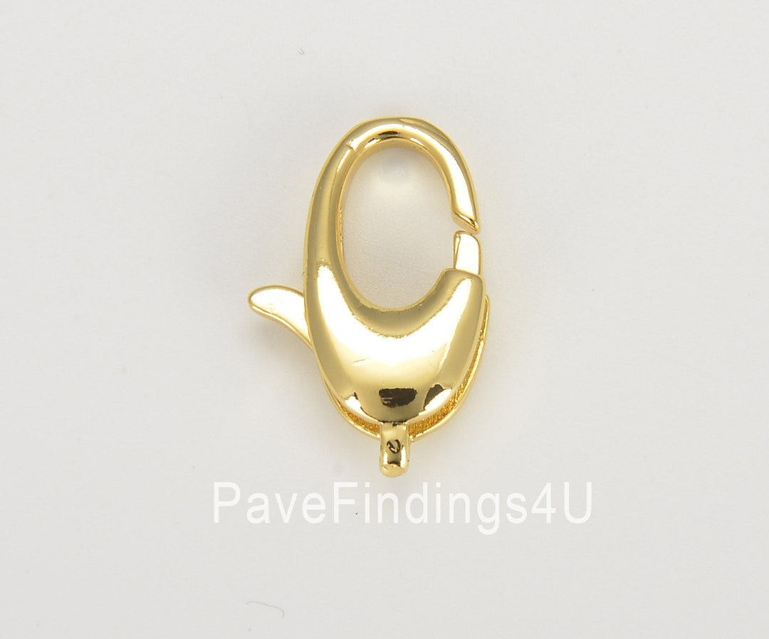 18kゴールドネックレス ロブスタークラスプ 厚い 18K ゴールド ロブスター クロウ クラスプ ロブスター