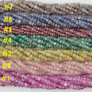 Perline di pietra preziosa di luna mistica AAA, perline rotonde sfaccettate da 4 mm, bellissime perline grigio-marroni, perline di ottima qualità! Filo intero da 15,5&quot; PRP588