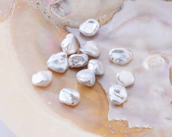 High Quality  Keshi Pearl, Grade 8A+ Natural Freshwater eed Nugget Keshi Pearl Bead, Keshi Pearl,By Piece, Full Strand FWP017