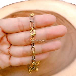 1pc 14&quot;, 18&#39;&#39; Ready to Use 18K Gold Cable Necklace Chain, Layering Cable Chain Dainty Necklace, Pendant Charm Necklace Making,CH132