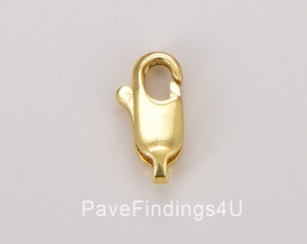 Dainty Rectangle Lobster Clasp, Gold Filled Lobster Claw Clasp, Wholesale Lobster Clasp for Jewelry Making Necklace Bracelet Anklet, CL533