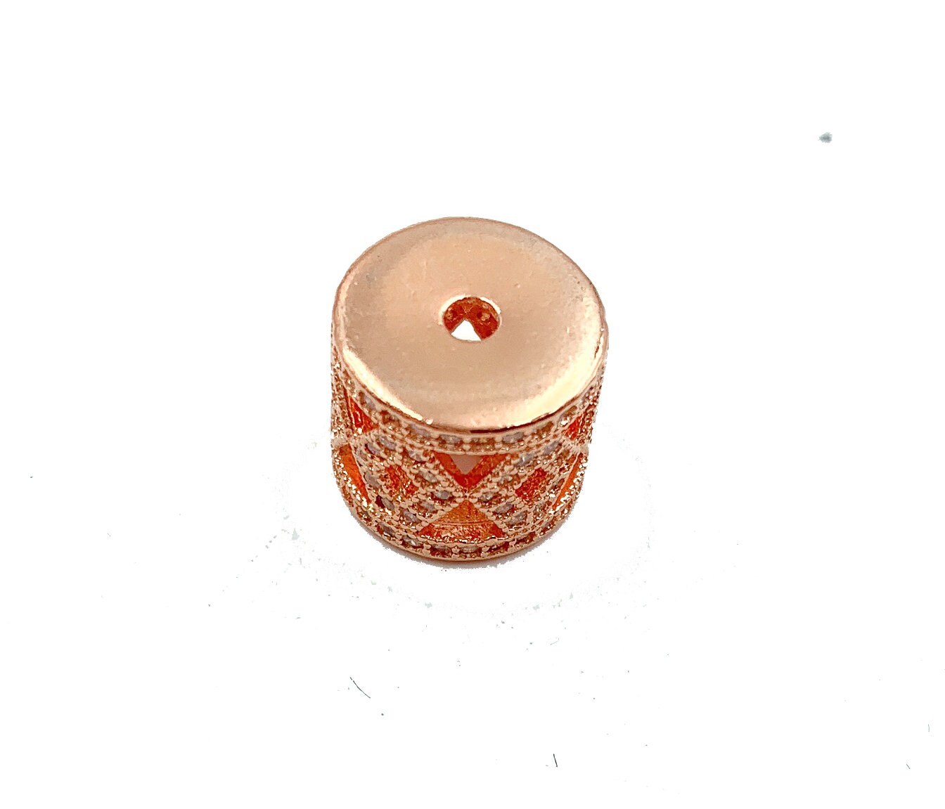 beads様 Cylinder Shape Beads, Cylinder Beads, Cylinder CZ Micro Pave