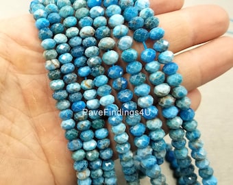 Blue Chrysocolla Beads Grade AAA Genuine Natural Gemstone Full Strand Round Loose Beads 15.5", 6mm, 8mm, 10mm, GRN027-E505