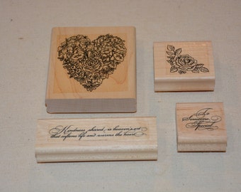 Used Rubber Stamp Set:  Stampin' Up Kindness Shared