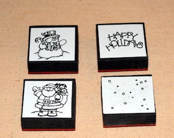 Rubber Stamp Set:  Stampin' Up Happy Holidays