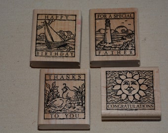 Rubber Stamp Set:  Stampin' Up  Wonderful Woodcuts