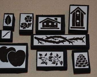 Used Rubber Stamp Set:  Stampin' Up Definitely Decorative Branch