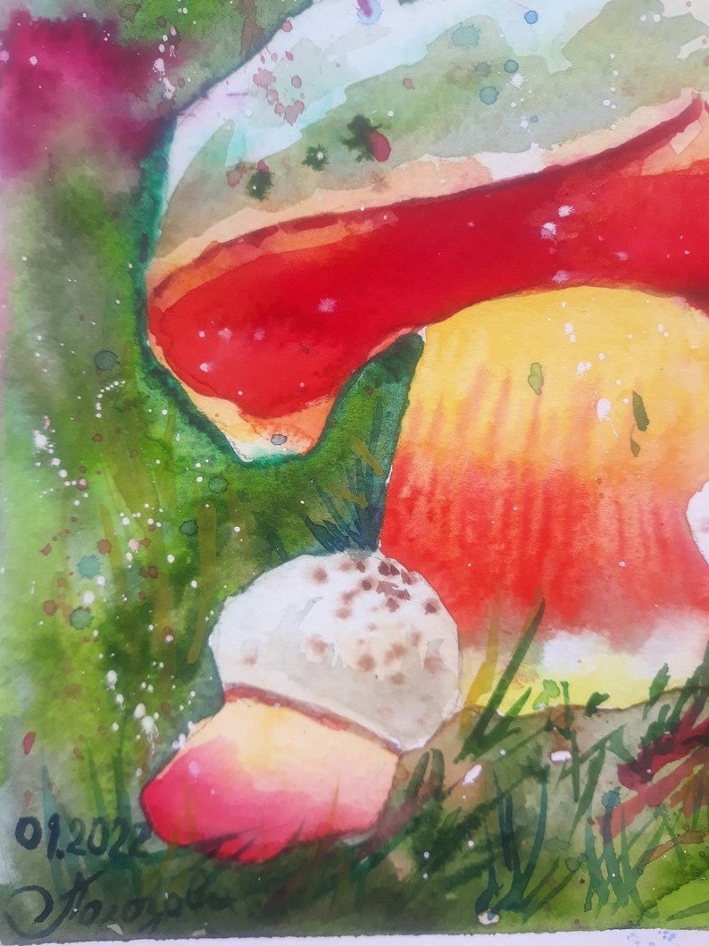 false porcini mushroom, home wall decor, Digital Print Instant ,Digital file,Art INSTANT DOWNLOAD Printable image 4