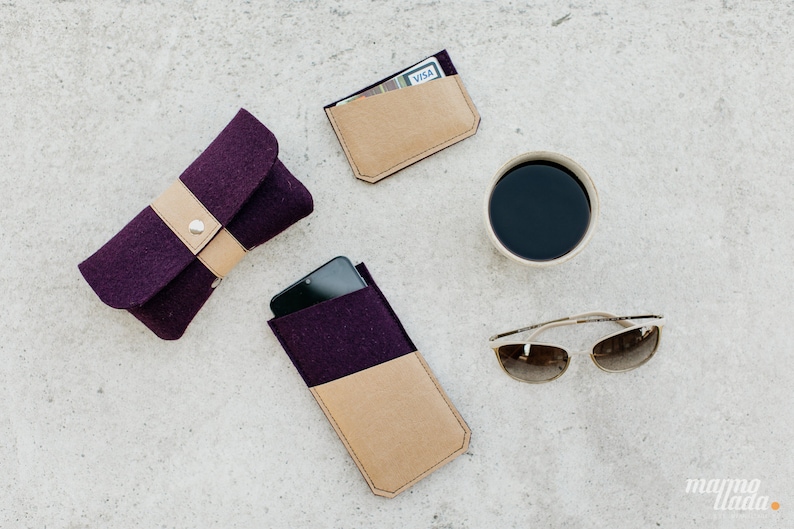 Glasses Case, Accessories Case, Wool Felt Glasses Case, Sunglasses