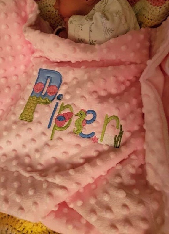 name blankets etsy