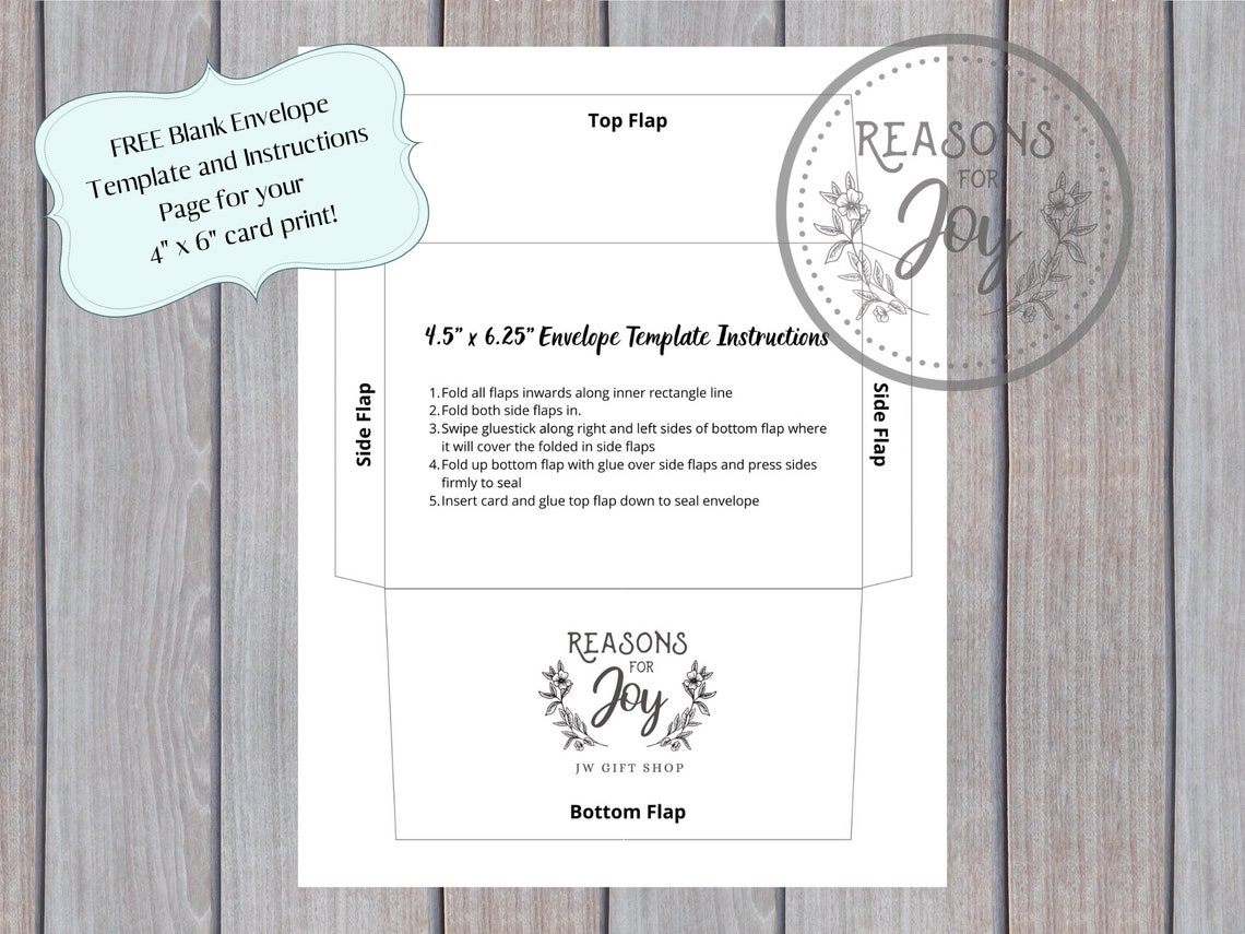 jw printable greeting card 4x6 5x7 free envelope included i etsy