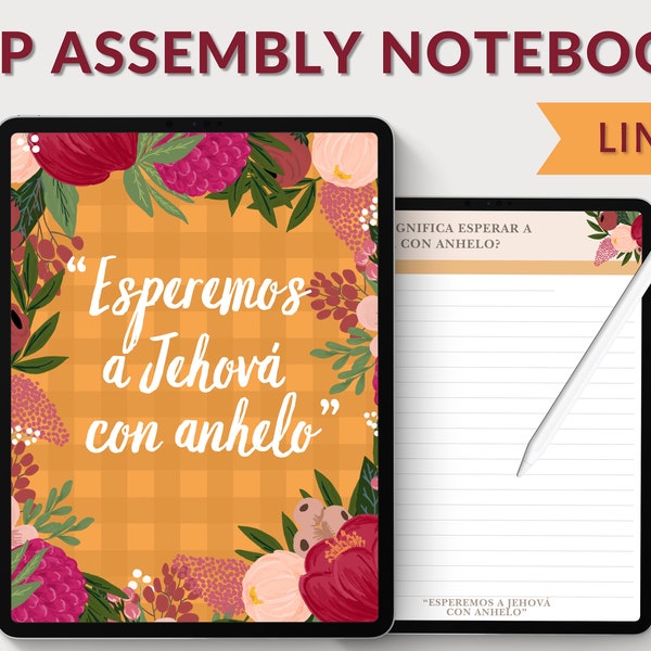 SPANISH Circuit Assembly Digital Notebook "Esperemos a Jehová con anhelo"