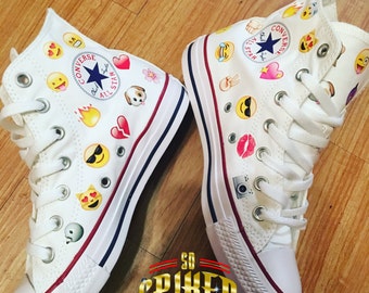 Emoji converse | Etsy