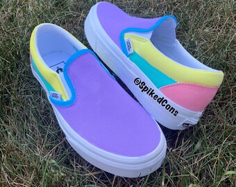 cool custom slip on vans
