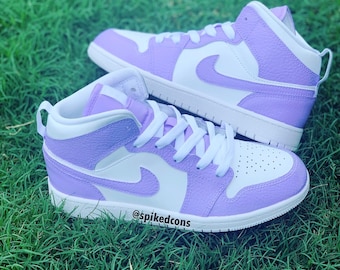 baby blue and pink jordans