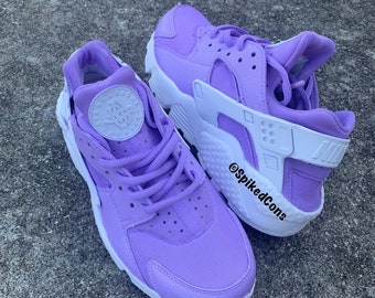 purple huaraches womens