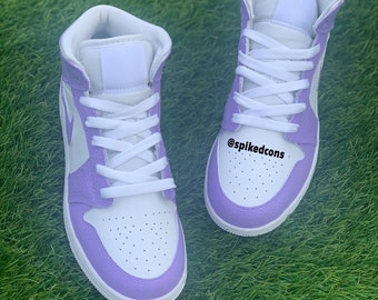 light purple jordan 1s