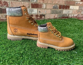 bedazzled timberland boots