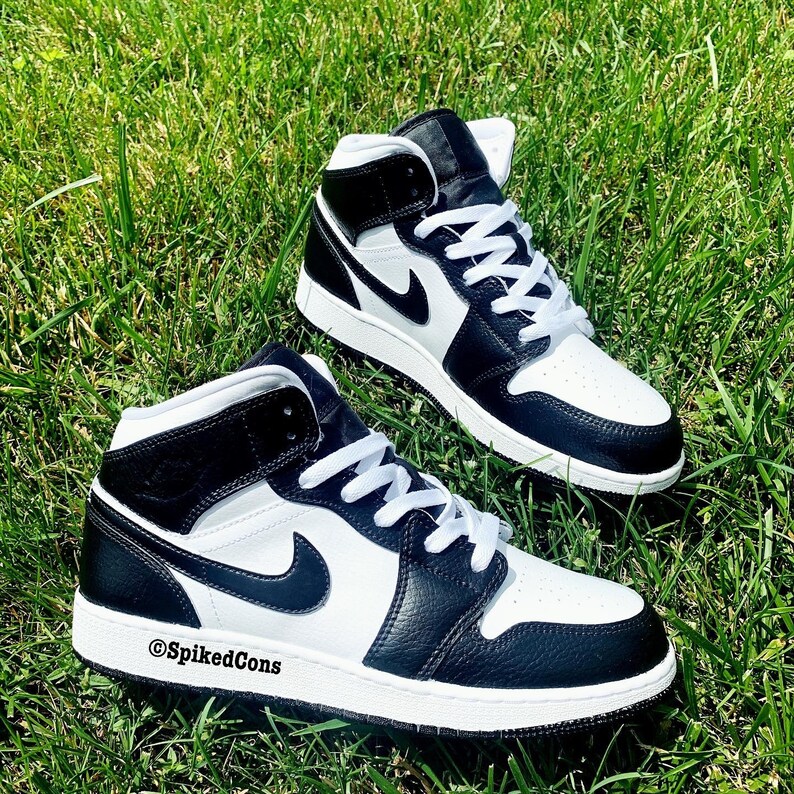 jordan 1 half black half white