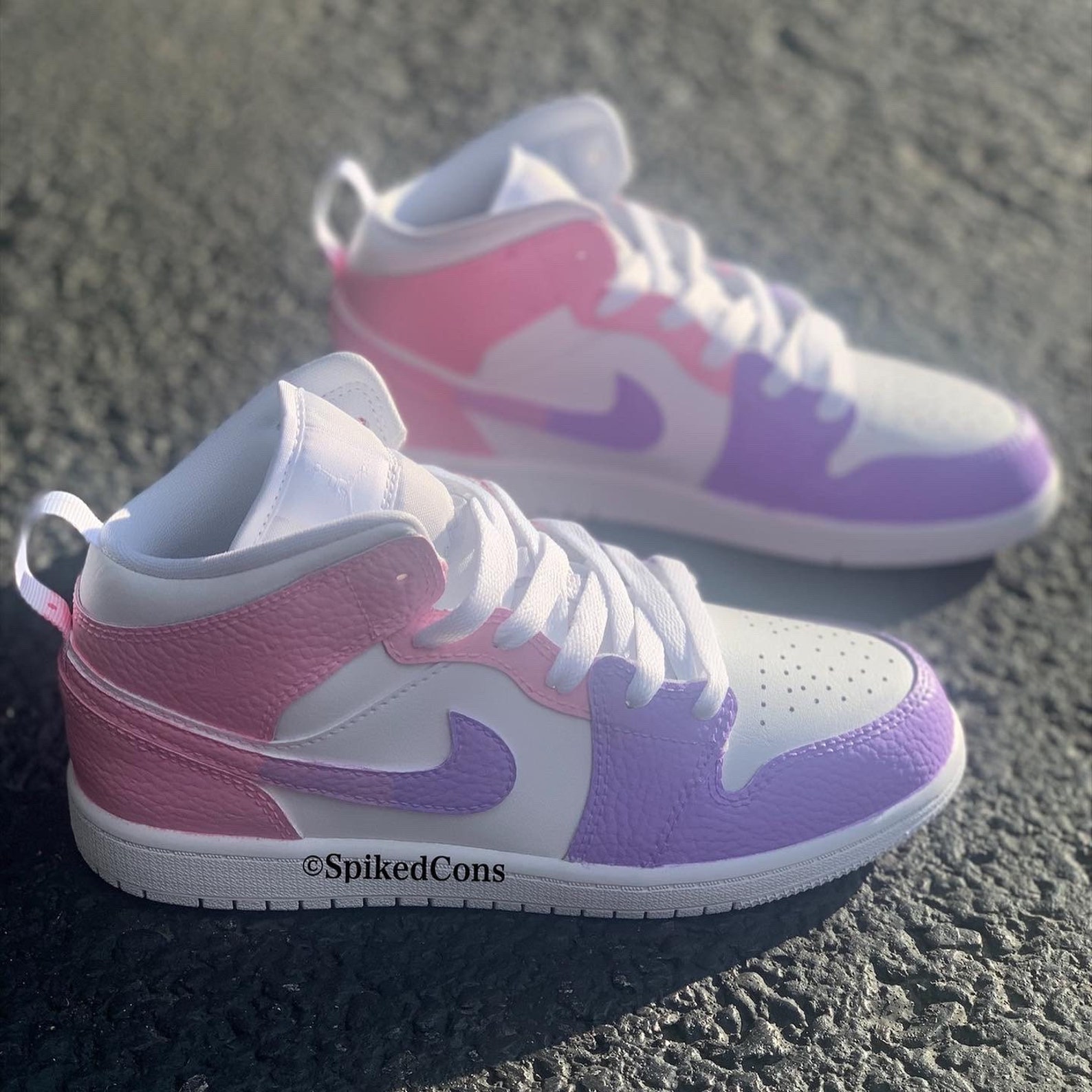 Custom pink & Purple J 1 other Colors Available Check - Etsy