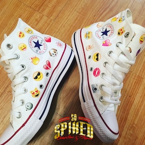 Custom Kid Emoji chucks image 1